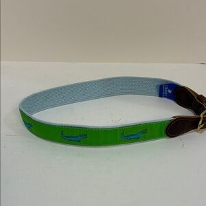 Preppy Green Crocodile Kids Belt